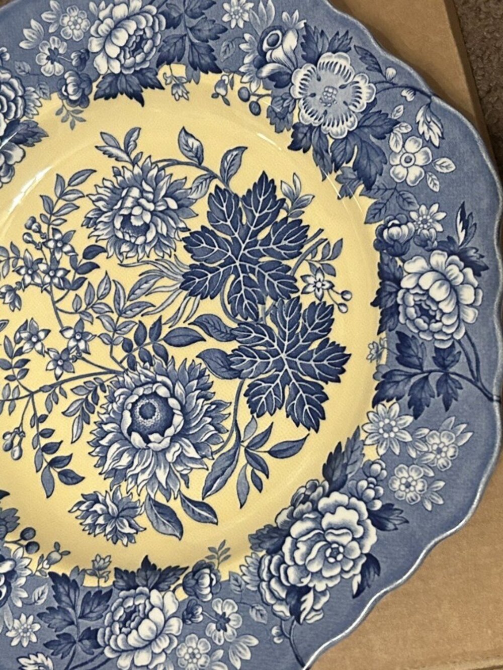 Spode Blue Room Garden Collection Boxed Set of 4 Collector Plates - Picture 10 of 14